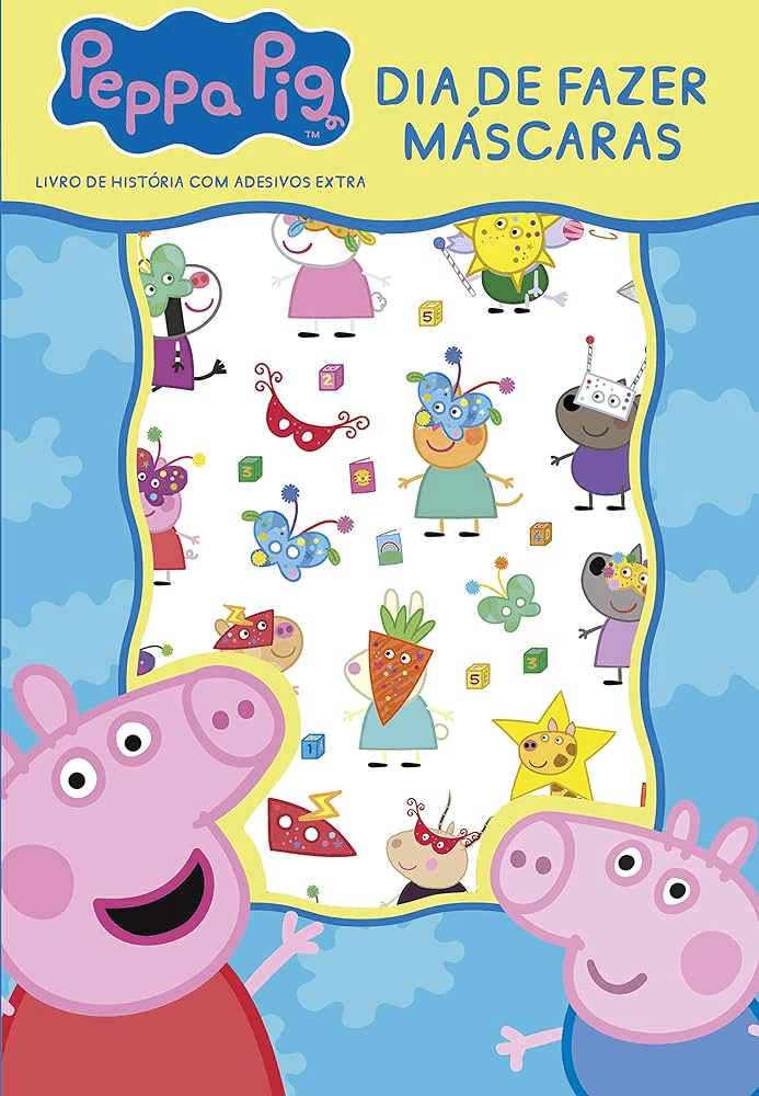 Já está nas bancas o Livro de Máscaras Peppa Pig